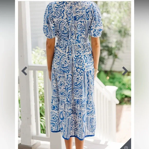 Umgee Paisley Print Midi Sundress - Picture 9 of 11